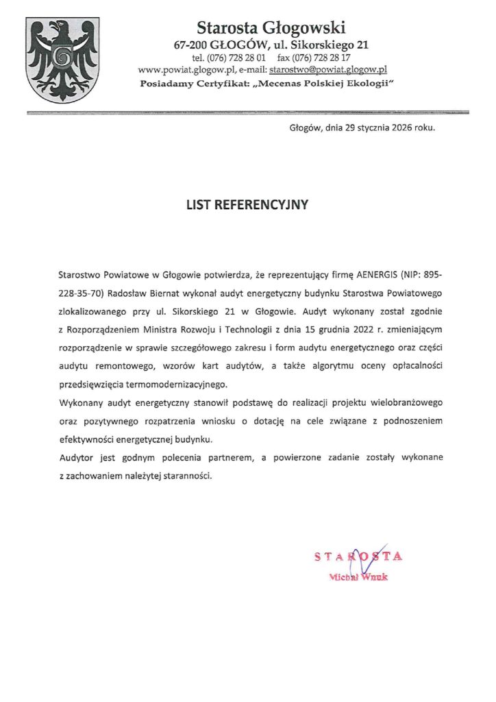 Starostwo Powiatowe w Głogowie